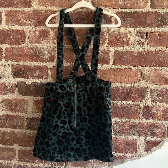 art class Other - 𝅺art CLASS Corduroy Leopard Skirt w/ Overalls